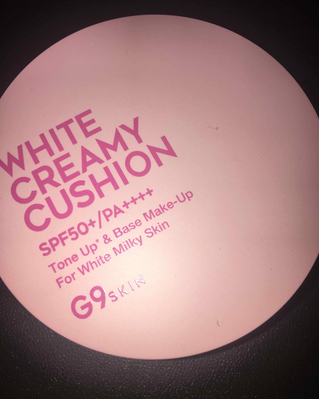 WHITE CREAMY CUSHION(ウユファンデ)/G9SKIN/化粧下地を使ったクチコミ（1枚目）