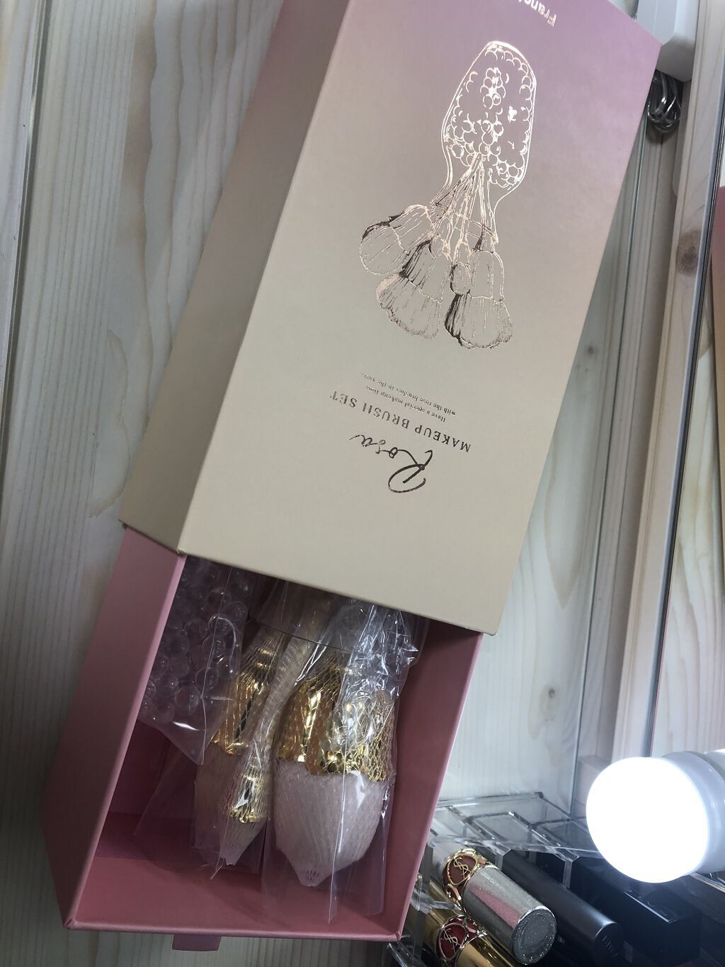 ロッサ メイクアップブラシセット	/フランフラン/メイクブラシを使ったクチコミ（1枚目）