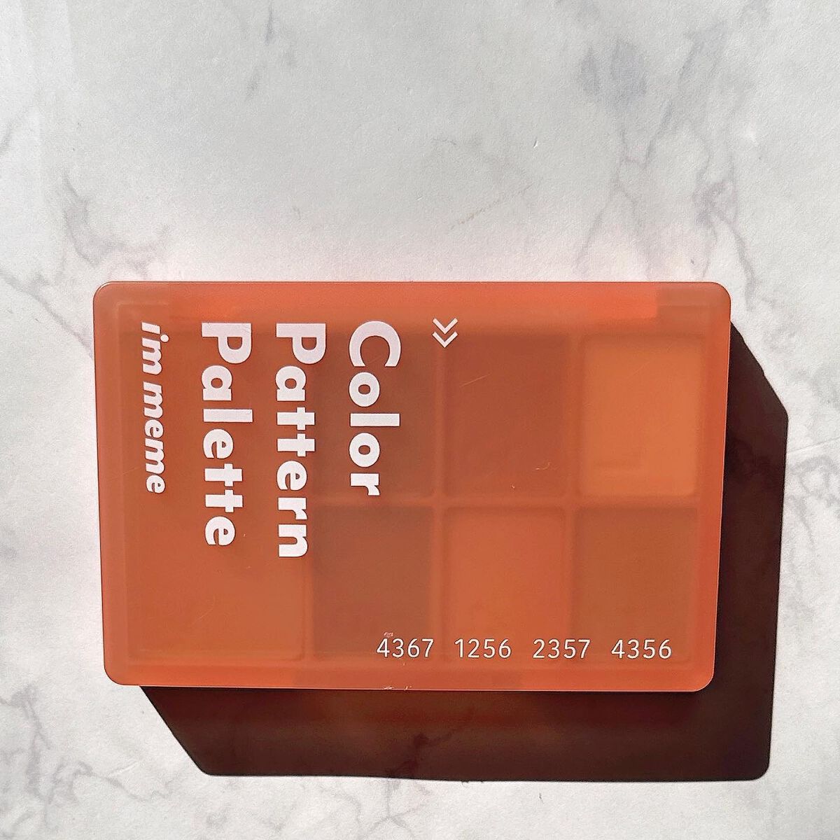 カラーパターンパレット 003 サンドパターン/i’m meme/マルチパレットを使ったクチコミ（2枚目）