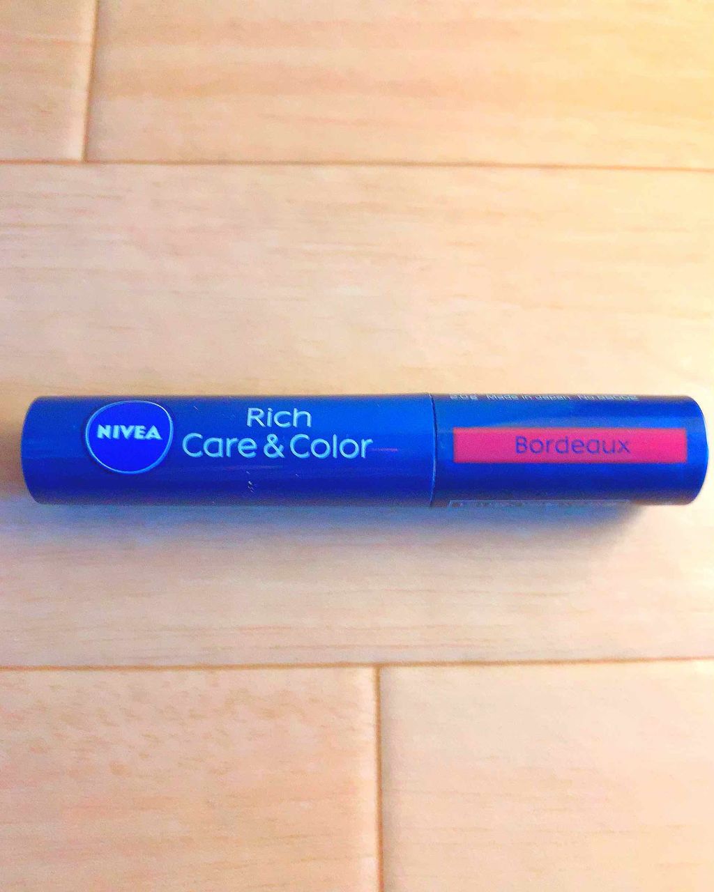 ニベア リッチケア＆カラーリップ ボルドー/ニベア/リップクリームを使ったクチコミ（2枚目）