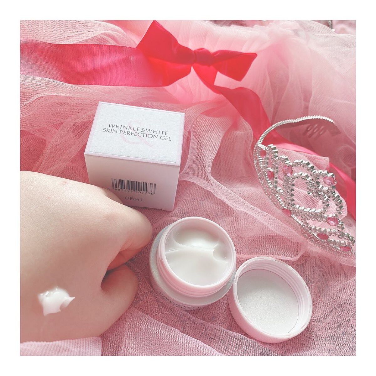 リンクル&ホワイト スキンパーフェクション ジェル/ミキモト コスメティックス/オールインワン化粧品を使ったクチコミ(6枚目)