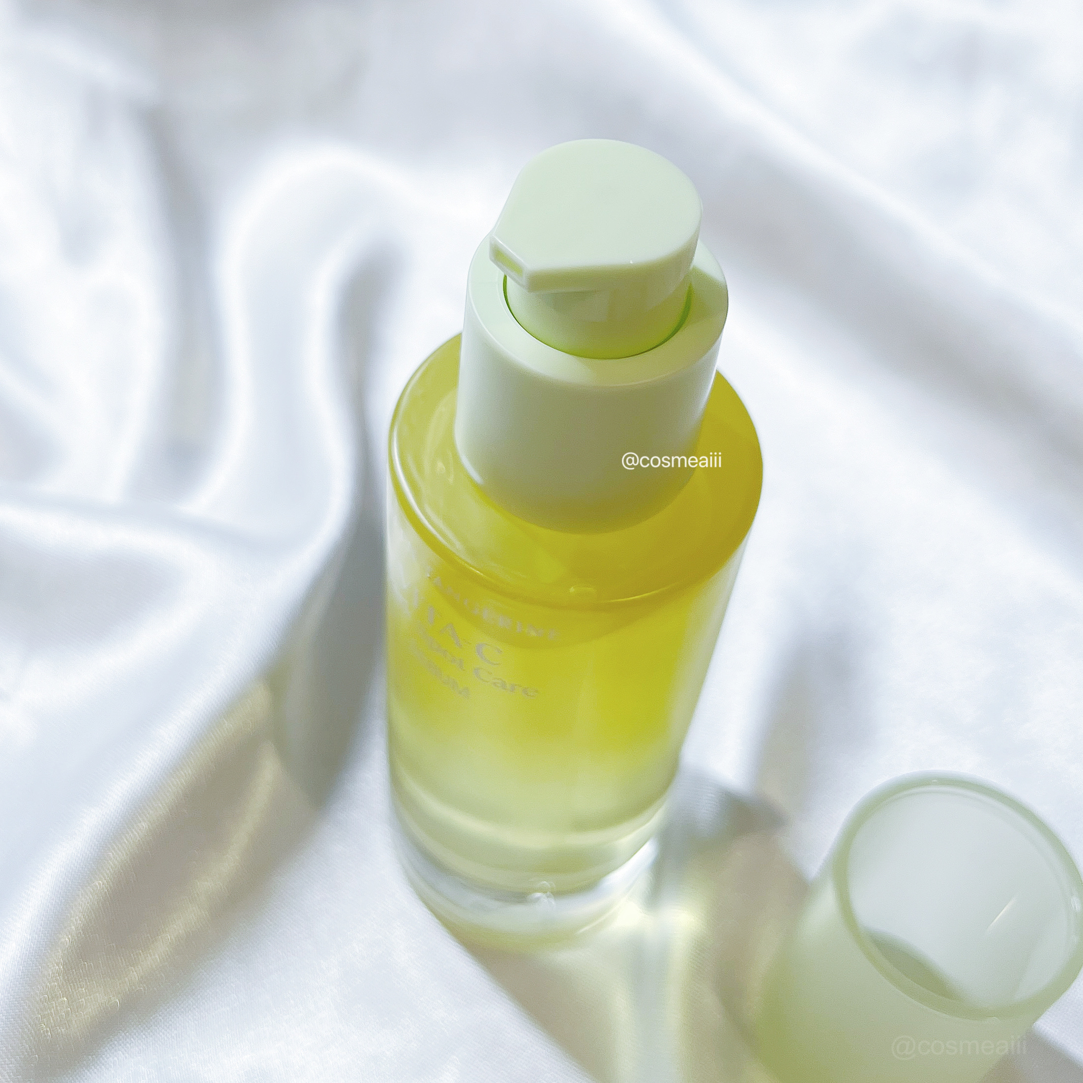 グリーンタンジェリン ビタC ダークスポットケアセラム/goodal/美容液を使ったクチコミ（3枚目）