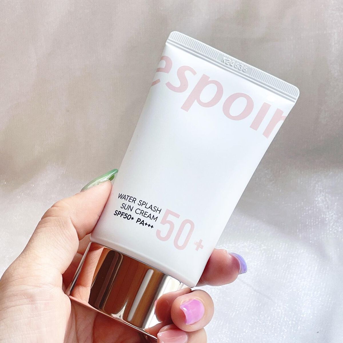 ウォータースプラッシュサンクリーム/espoir/日焼け止め・UVケアを使ったクチコミ(2枚目)