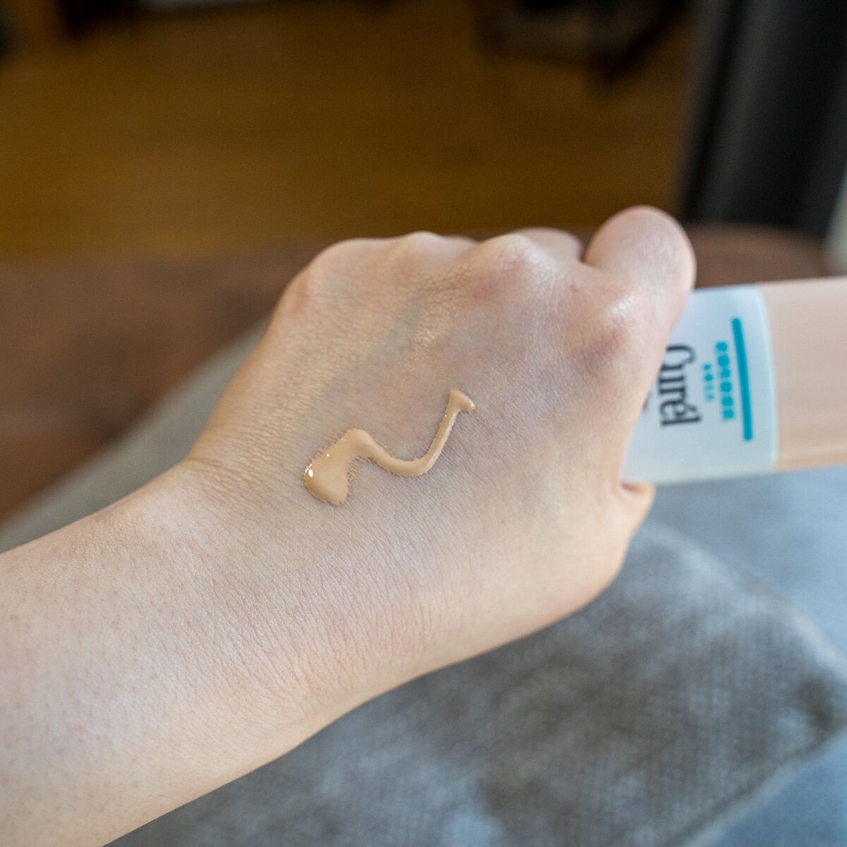 潤浸保湿 色づくベースミルク /キュレル/日焼け止めミルクを使ったクチコミ(2枚目)