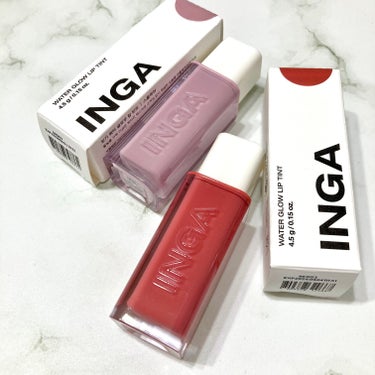 Water Glow Lip Tint/INGA/口紅を使ったクチコミ（5枚目）