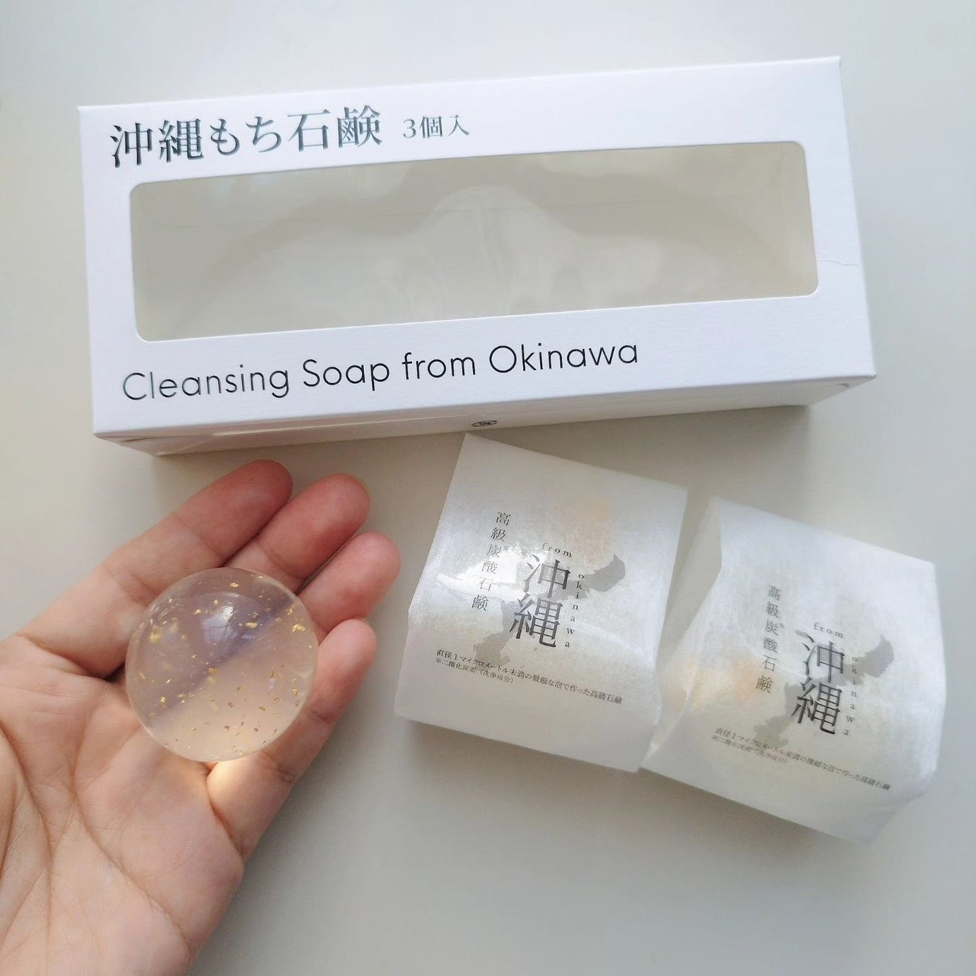 沖縄もち石鹸/ちゅらら/洗顔石鹸を使ったクチコミ(1枚目)