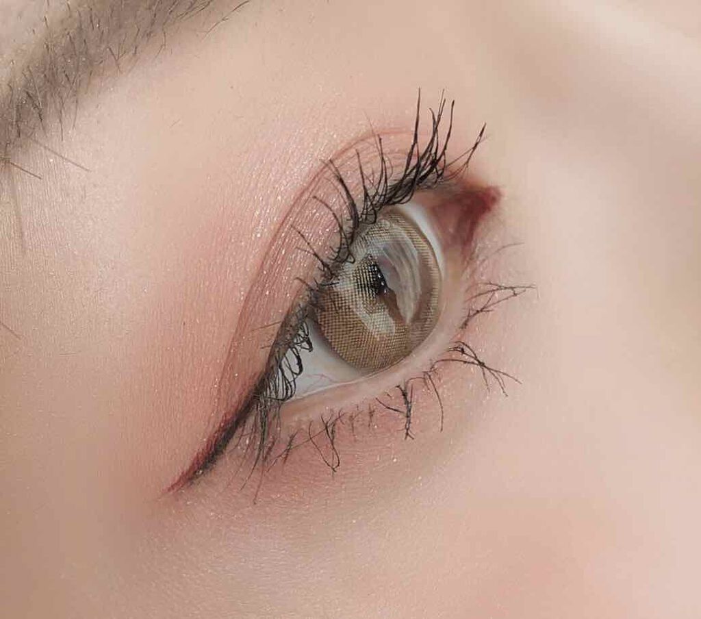 UR GLAM　POWDER EYESHADOW/U R GLAM/単色アイシャドウを使ったクチコミ（2枚目）