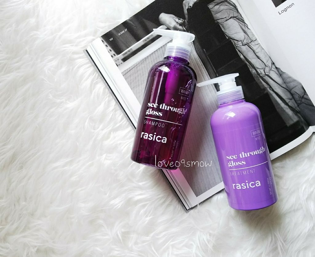 シースルーグロスシャンプー／トリートメント/rasica/市販シャンプーを使ったクチコミ（1枚目）