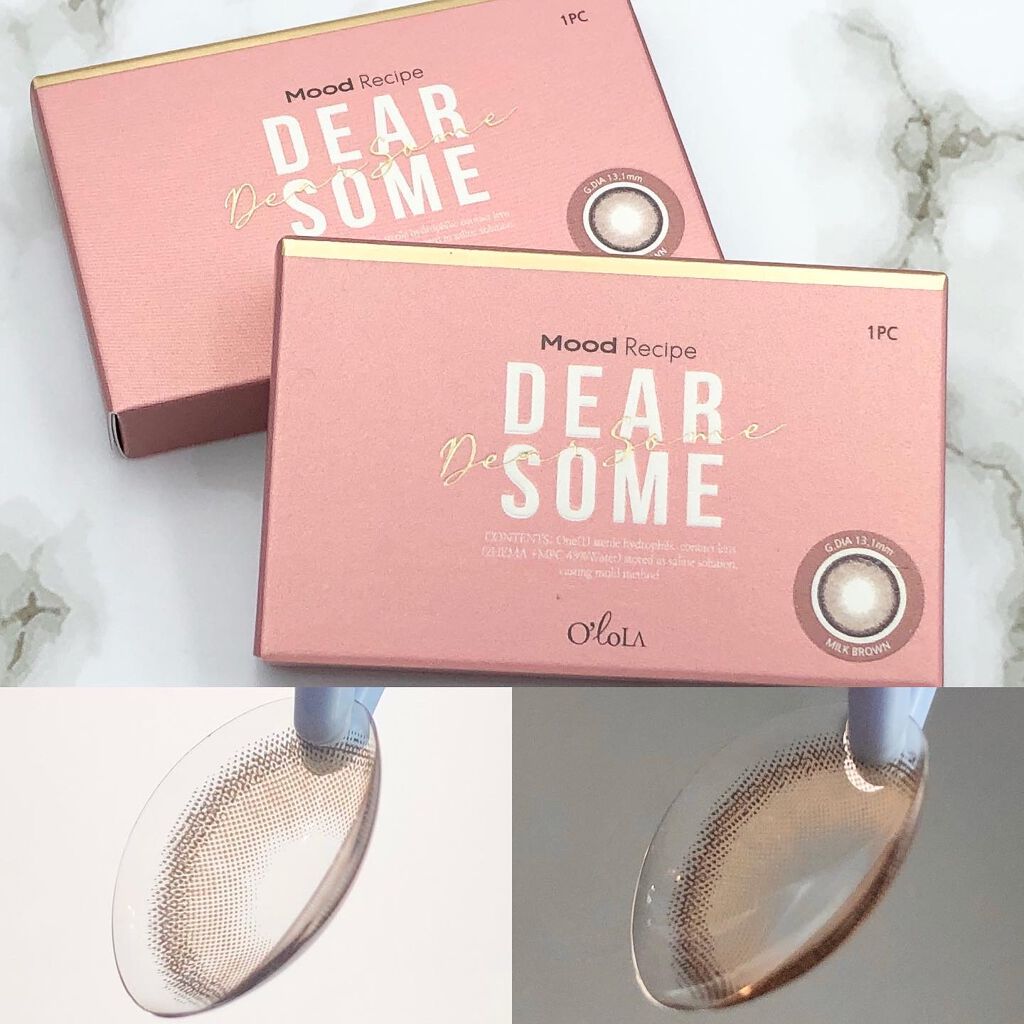 ディアサム(DearSome)/OLOLA/カラーコンタクトレンズを使ったクチコミ(4枚目)