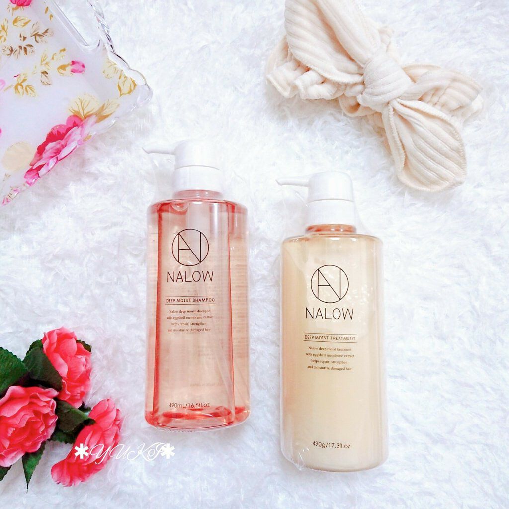 ディープモイスト シャンプー／トリートメント/NALOW/市販シャンプーを使ったクチコミ（1枚目）