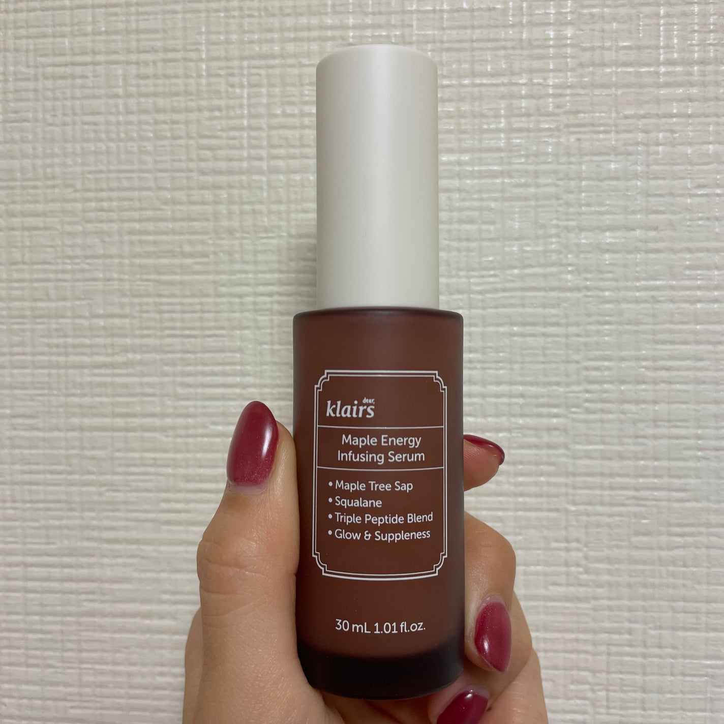 メープルエナジーインフュージングセラム/Klairs/美容液を使ったクチコミ(1枚目)