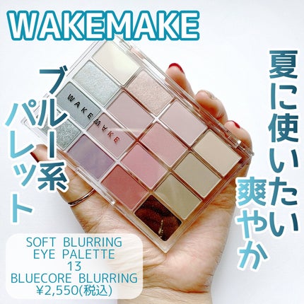 ソフトブラーリングアイパレット/wakemake/アイシャドウパレットを使ったクチコミ(1枚目)
