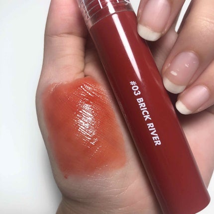 グラスティングウォーターティント/rom&nd/リップティントを使ったクチコミ(4枚目)