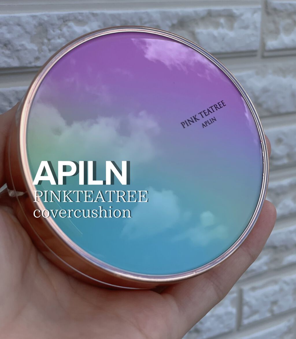 ピンクティーツリーカバークッション/APLIN/クッションファンデーションを使ったクチコミ（2枚目）