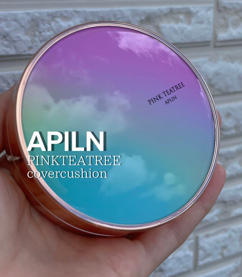 ピンクティーツリーカバークッション/APLIN/クッションファンデーションを使ったクチコミ(2枚目)