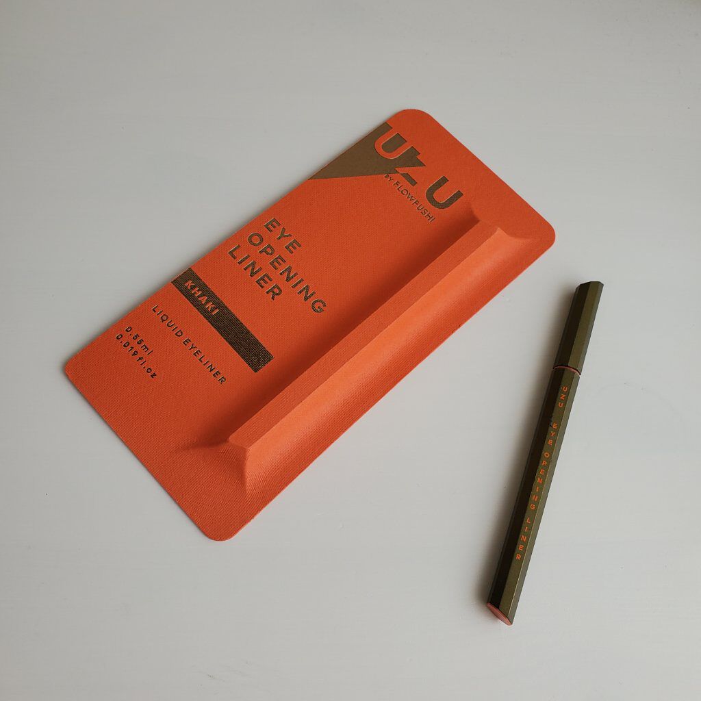EYE OPENING LINER/UZU BY FLOWFUSHI/リキッドアイライナーを使ったクチコミ（1枚目）