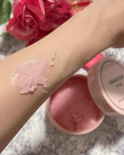 Q+Me スウィート ボム タラソ スクラブ/AGARISM/バストケア・ヒップケアを使ったクチコミ(4枚目)