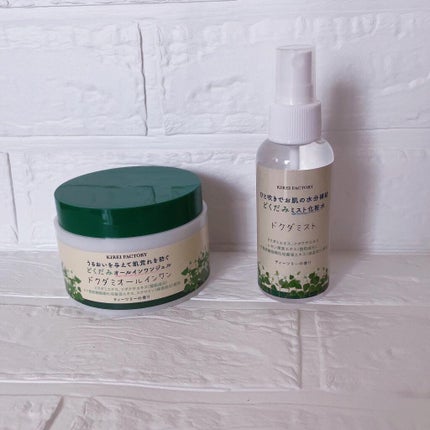 どくだみオールインワンジェル/KIREI FACTORY/オールインワン化粧品を使ったクチコミ(1枚目)
