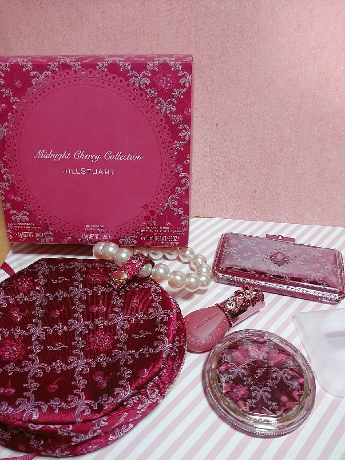 ジルスチュアート ミッドナイトチェリー コレクション/JILL STUART/メイクアップキットを使ったクチコミ(2枚目)