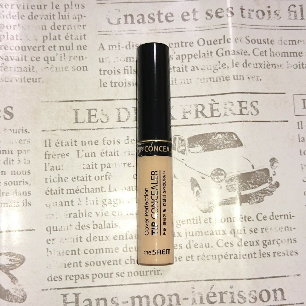カバーパーフェクション アイディールコンシーラー デュオ/the SAEM/スティックコンシーラーを使ったクチコミ（1枚目）