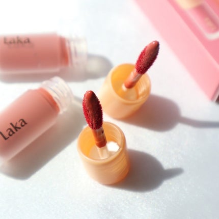 フルーティーグラムティント ミニデュオ/Laka/リップティントを使ったクチコミ(2枚目)