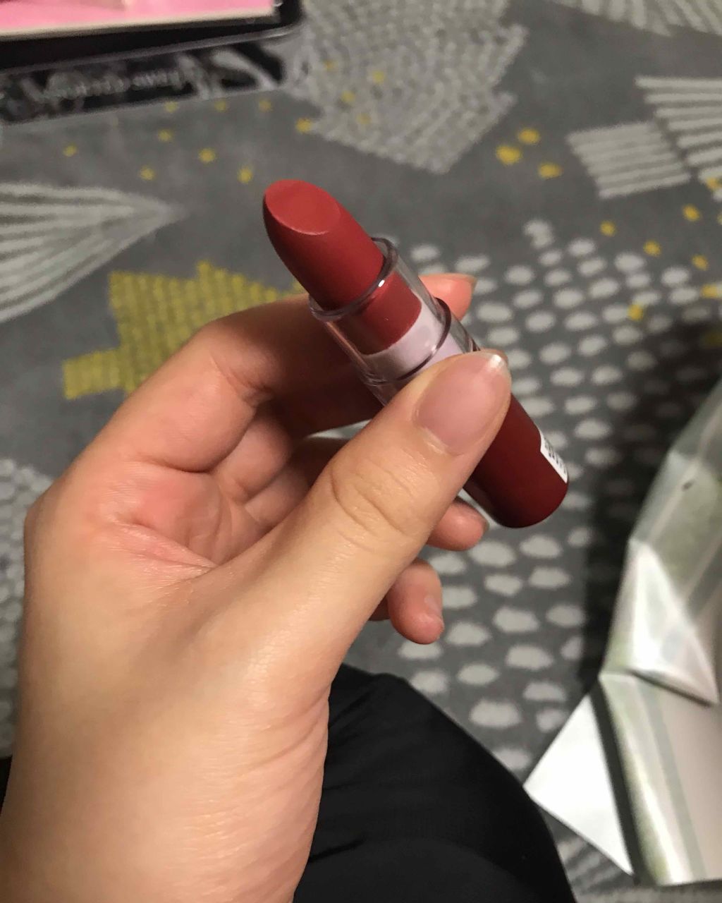 カンコレ マットリップスティック/DAISO/口紅を使ったクチコミ（2枚目）