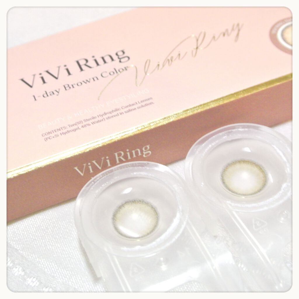 ViVi Ring 1day/OLENS/ワンデー(1DAY)カラコンを使ったクチコミ(1枚目)