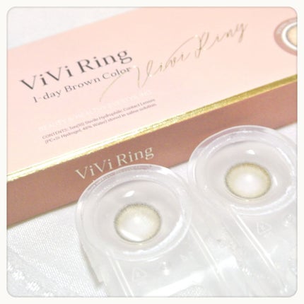 ViVi Ring 1day/OLENS/ワンデー(1DAY)カラコンを使ったクチコミ(1枚目)