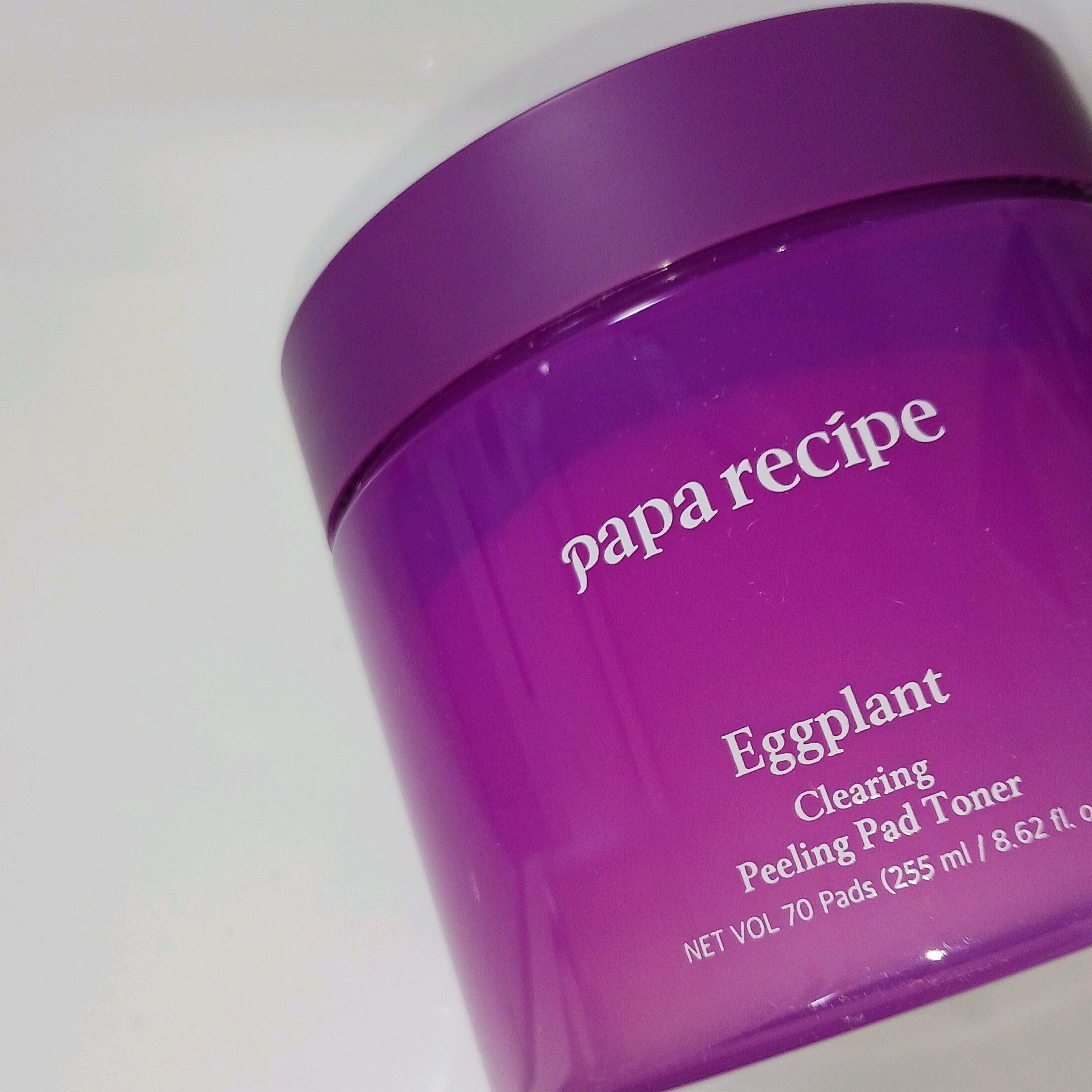 ナスクリアリングピーリングパッドトナー/PAPA RECIPE/トナーパッドを使ったクチコミ（1枚目）