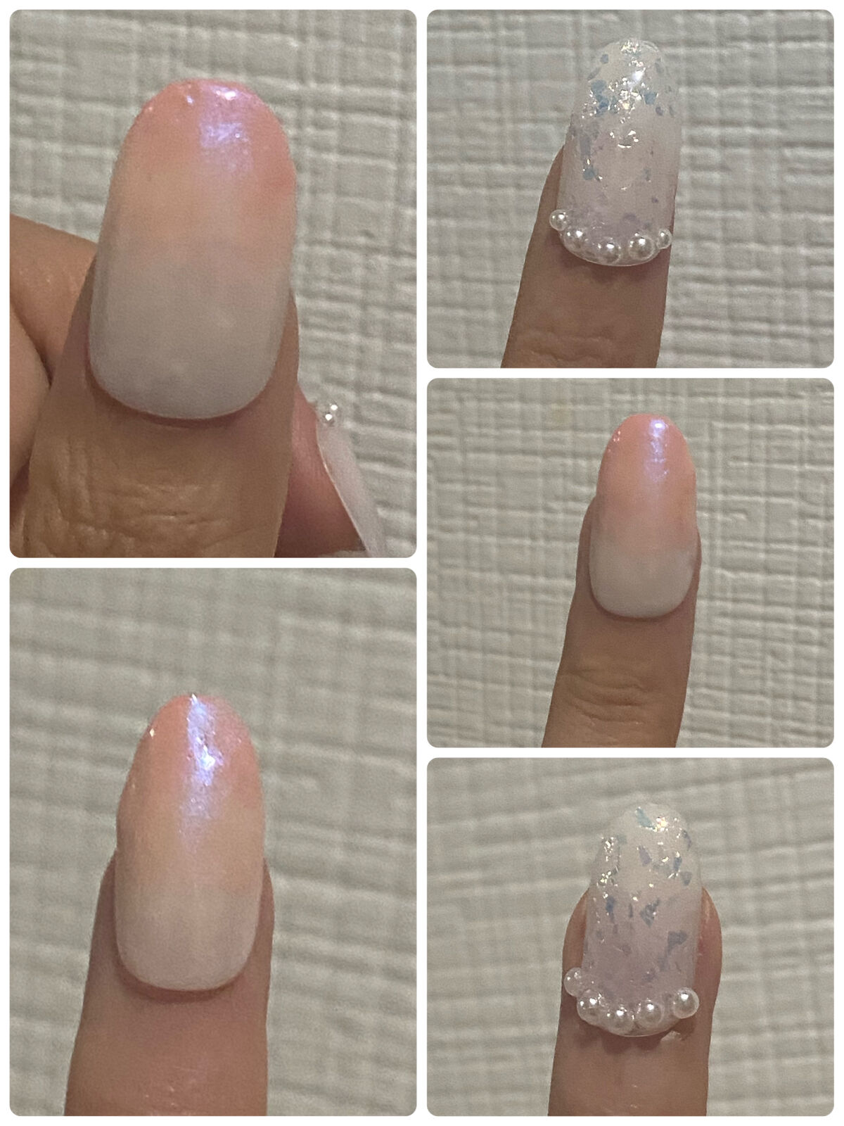 ACネイルエナメル 043 ヌーディオレンジ/セリア/マニキュアを使ったクチコミ（3枚目）