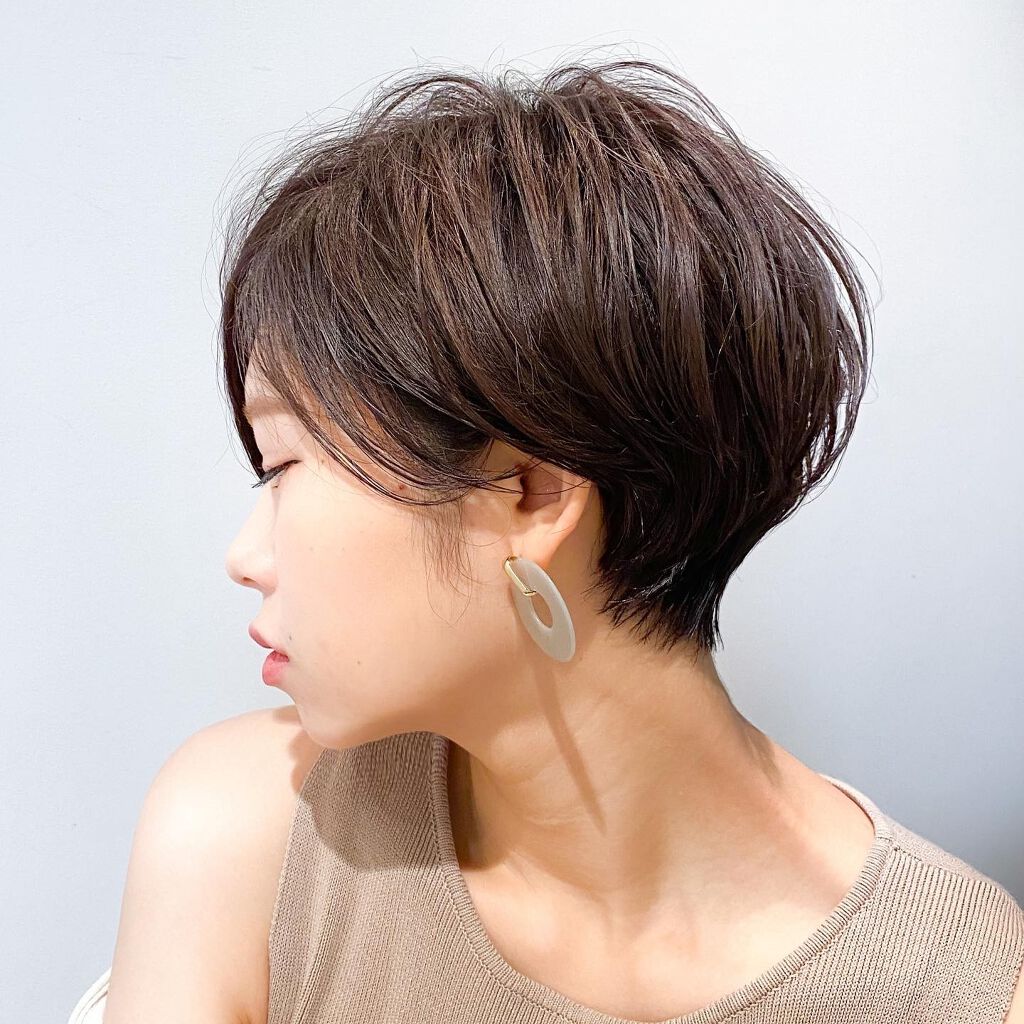 ショートヘア/大人女性/似合わせショート/表参道/羽鳥俊輝 on LIPS 「雰囲気で選ぶショートヘアの見方✨.ヘアスタイルをご覧頂きありが..」(4枚目)