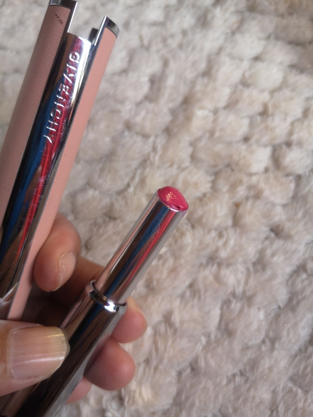 ルージュ・パーフェクト/GIVENCHY/リップケアを使ったクチコミ(1枚目)