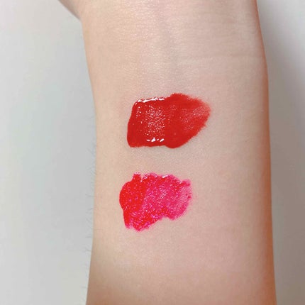 スパークリンググリッター ティント 2019 Holiday Limited Edition/innisfree/口紅を使ったクチコミ(3枚目)