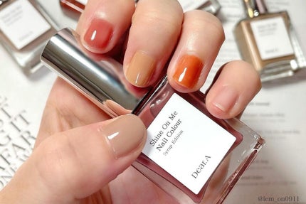 シャインオンミーネイルカラー/Dear.A/マニキュアを使ったクチコミ(6枚目)