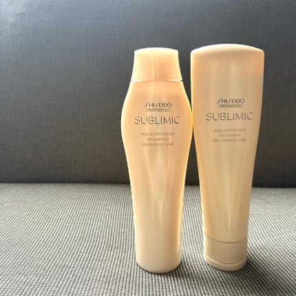 アクアインテンシブ シャンプー/トリートメント/サブリミック/サロンシャンプーを使ったクチコミ(1枚目)