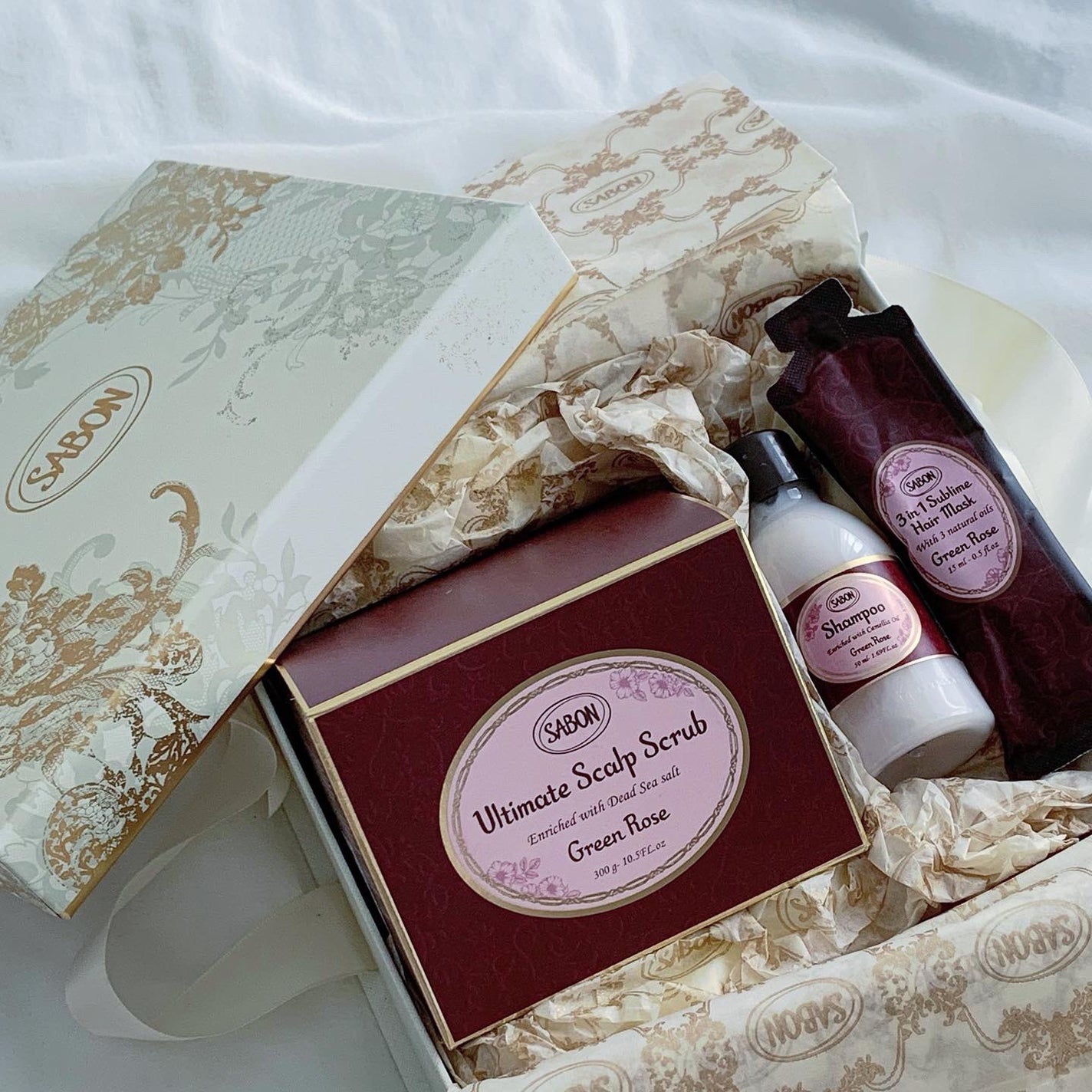 ヘッドスクラブ グリーン・ローズ/SABON/ヘッドスクラブを使ったクチコミ(2枚目)