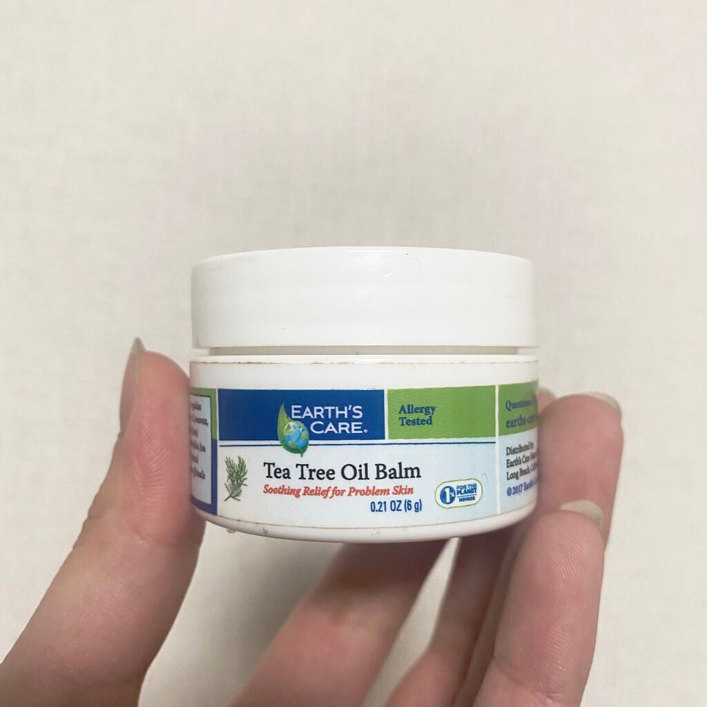 ティーツリーオイルバーム/Earth's Care/フェイスバームを使ったクチコミ(1枚目)