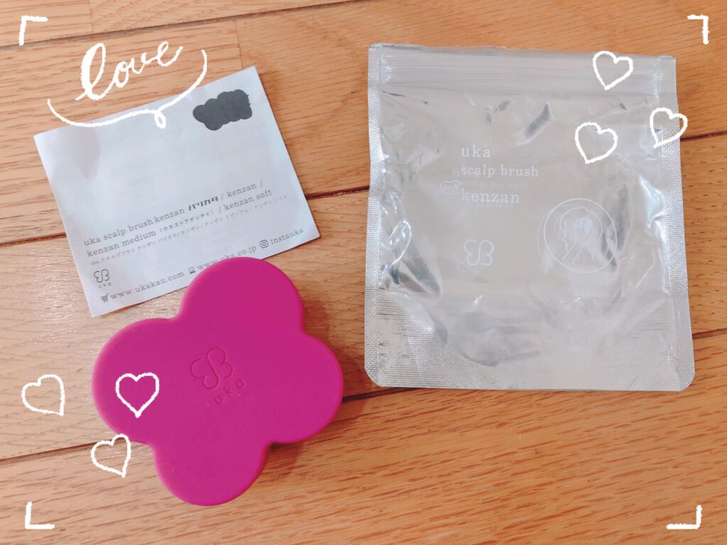 uka scalp brush kenzan/uka/スカルプブラシを使ったクチコミ（1枚目）