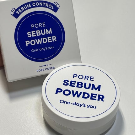 ポアセバムパウダー/One-day's you/ルースパウダーを使ったクチコミ(2枚目)