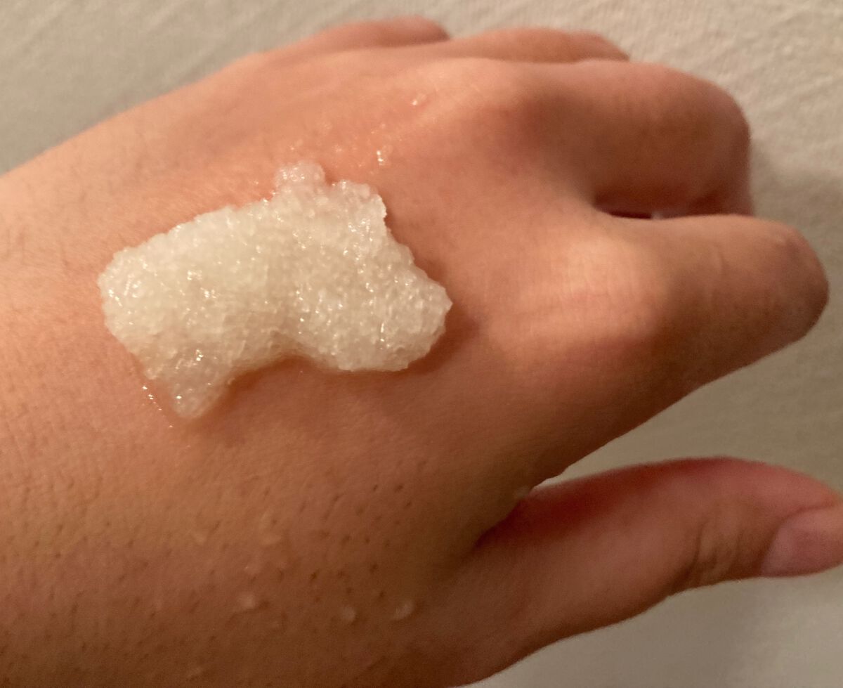 ボディスクラブ ジンジャー・オレンジ 320g/SABON/ボディスクラブを使ったクチコミ（2枚目）