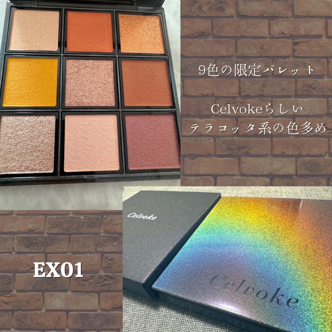 セルヴォーク エクスプレッシヴ アイズ/Celvoke/アイシャドウパレットを使ったクチコミ(2枚目)