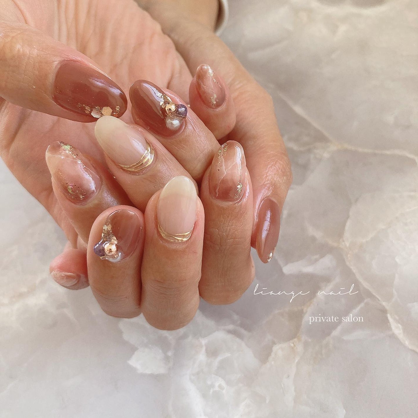 Yuki on LIPS 「.nuance🍂...使用item↓▫︎Auroraflake..」(1枚目)