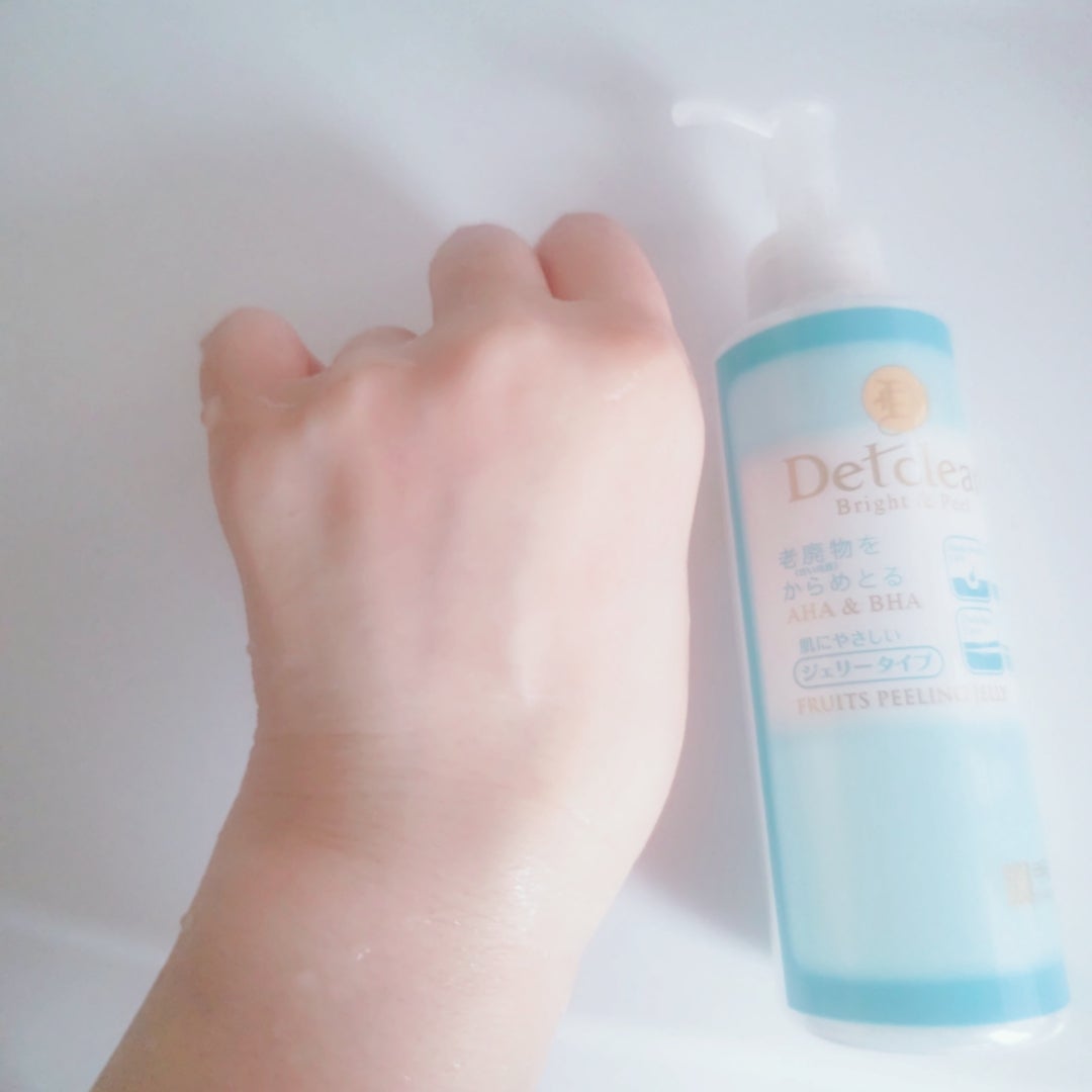 DETクリア ブライト&ピール ピーリングジェリー<無香料タイプ>/Detclear/ピーリングを使ったクチコミ(4枚目)