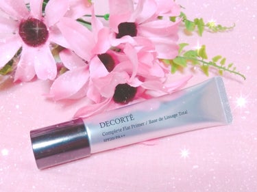 DECORTÉ コンプリート フラット プライマーのクチコミ「🌸DECORTÉコンプリート フラット プライマー🌸
❁
❁

伸びが良くて少量ずつ肌に塗れる.....」（1枚目）