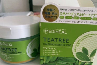 ティーツリーカーミングエッセンスパッド/MEDIHEAL/ピーリングを使ったクチコミ（1枚目）