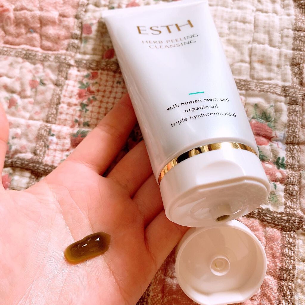 ハーブピーリングクレンジング/ESTH/クレンジングジェルを使ったクチコミ(2枚目)
