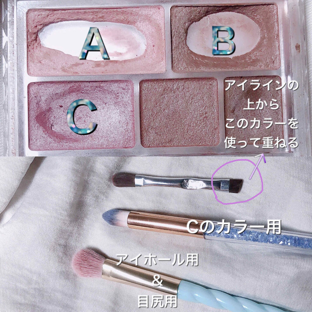 スパークリングアイグロス/スウィーツ スウィーツ/リキッドアイシャドウを使ったクチコミ（2枚目）