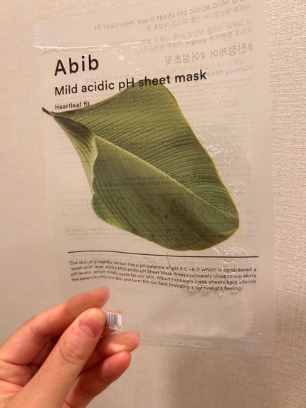 弱酸性pHシートマスク ドクダミフィット/Abib /シートマスク・パックを使ったクチコミ(1枚目)