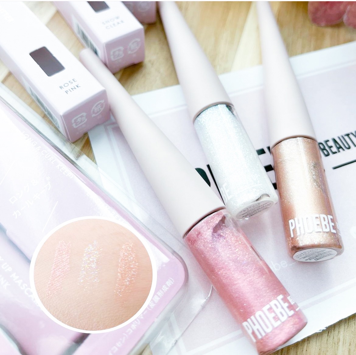 マルチグリッター ローズピンク/PHOEBE BEAUTY UP/グリッターを使ったクチコミ（2枚目）