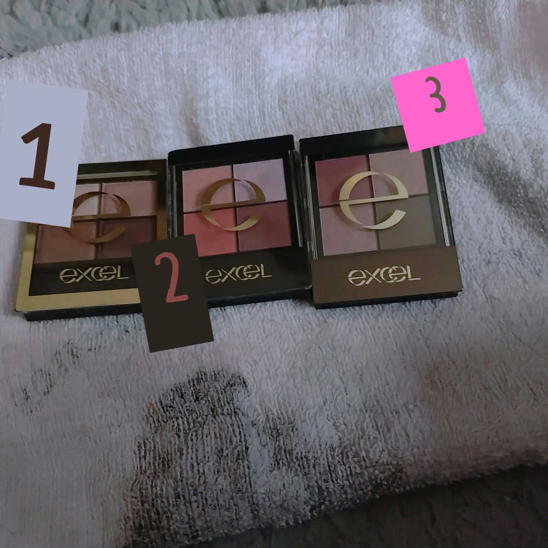 リアルクローズシャドウ/excel/アイシャドウパレットを使ったクチコミ（1枚目）